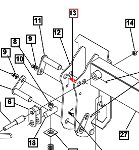 Mahindra Tractor Loader Carriage Bolt 3/8-16x1.0 KMW05461033 Mahindra Direct Parts