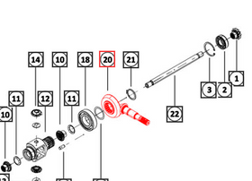 Mahindra Tractor Ring and Pinion Set 006522729N91 Mahindra Direct Parts