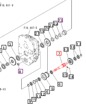 Mahindra Tractor Transmission Shaft 19571345000 Mahindra Direct Parts