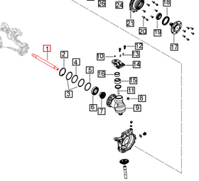 Mahindra Tractor Shaft Beam Housing 006515787V1 Mahindra Direct Parts