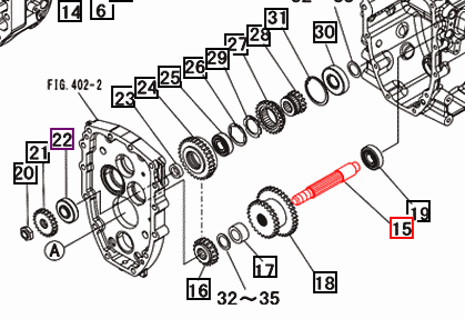 Mahindra Tractor Transmission Sub Shaft 19571321000 Mahindra Direct Parts