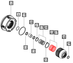 Mahindra Tractor PTO Hub Shim 006515350U1 Mahindra Direct Parts
