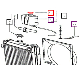 Mahindra Tractor Coolant Tank Cap 006002259C1 Mahindra Direct Parts