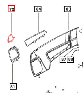 Mahindra Tractor Side Panel Top Grill Right Hand RH 007501233D1 Mahindra Direct Parts