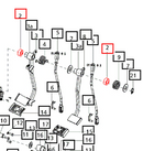 Mahindra Tractor Pedal Linkage Spacer 28x32x35.5 007600385D1 Mahindra Direct Parts