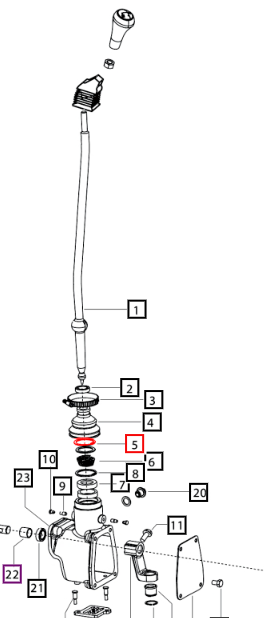 Mahindra Tractor Shifter Housing Spacer 006511061U1 Mahindra Direct Parts