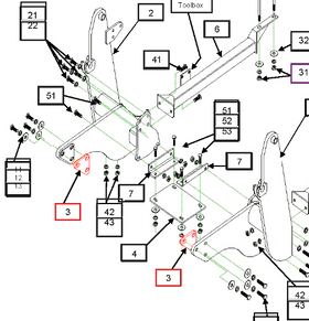 Mahindra Tractor Loader Mounting Bracket Spacer KMW12453108 Mahindra Direct Parts