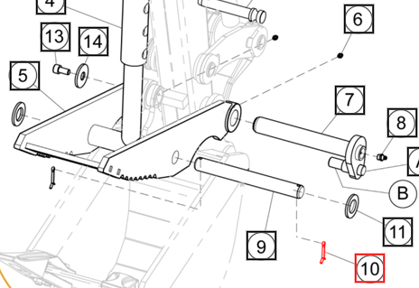 Mahindra Tractor Mechanical Thumb Split Pin 5016113ALO Mahindra Direct Parts