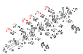 Mahindra Tractor Backhoe Control Valve Spool Control 59018624ALO Mahindra Direct Parts