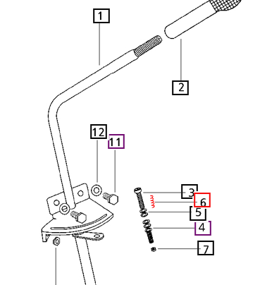 Mahindra Tractor Governor Control Spring 003047323R1 Mahindra Direct Parts