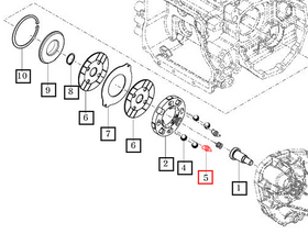 Mahindra Tractor Brake Metal Return Spring 16703272030 Mahindra Direct Parts