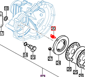 Mahindra Tractor Brake Metal Return Spring 16703272030 Mahindra Direct Parts