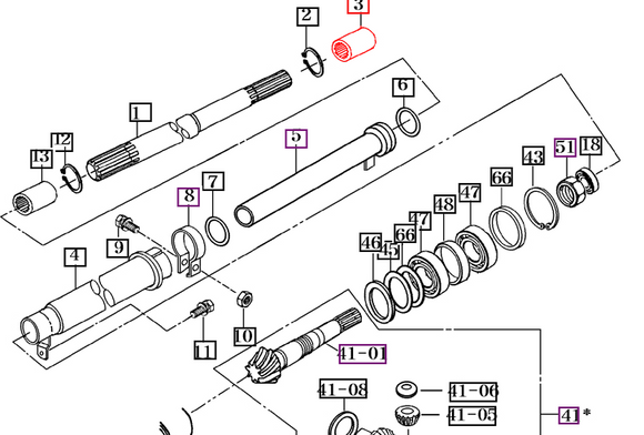 Mahindra Tractor Front Drive Shaft Coupling 14211340190 Mahindra Direct Parts