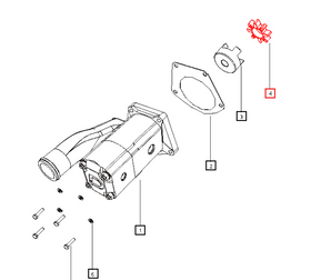 Mahindra Tractor Hydraulic Pump Lovejoy Spider 006000598F1 Mahindra Direct Parts
