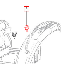 Mahindra Tractor PC Lever Stopper 000012855P05 Mahindra Direct Parts