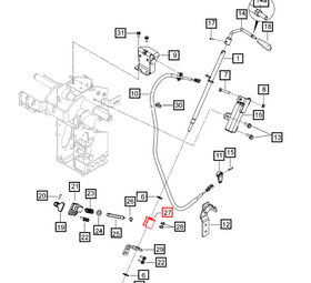 Mahindra Tractor F-R Lever Stopper Sleeve 008017454V01 Mahindra Direct Parts