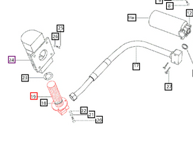 Mahindra Tractor Suction Strainer 007207422B11 Mahindra Direct Parts