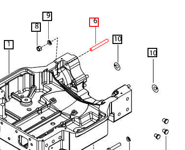 Mahindra Tractor Stud M16x2x105 007601785D1 Mahindra Direct Parts