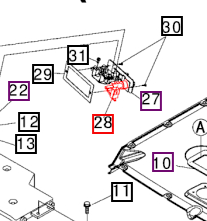 Mahindra Tractor Cabin AC Switch 10446218200 Mahindra Direct Parts