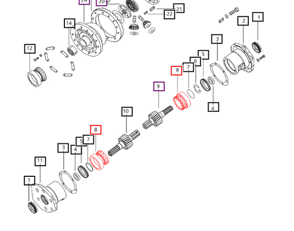 Mahindra Tractor Differential Taper Roller Bearing 000031326B12 Mahindra Direct Parts