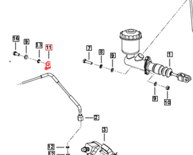 Mahindra Roxor Clutch Tube Strap 0802CUA00031N Mahindra Direct Parts
