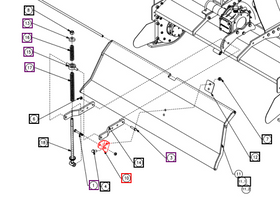 Mahindra Tractor Mower U Bracket Bonnet CKSX09A00040N-FM Mahindra Direct Parts