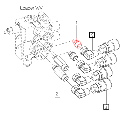 Mahindra Tractor Loader Union, 32, Pf3/8 84903000320 Mahindra Direct Parts
