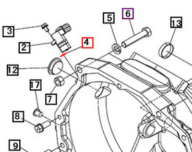 Mahindra Tractor Pick Up Sensor Washer 35153433100 Mahindra Direct Parts