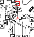 Mahindra Tractor Brake Pedal Shaft Washer 000010800P03 Mahindra Direct Parts