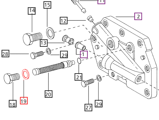 Mahindra Tractor Dowty Washer 5/8 003045118R1 Mahindra Direct Parts