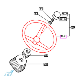 Mahindra Tractor Steering Wheel 14724012002 Mahindra Direct Parts