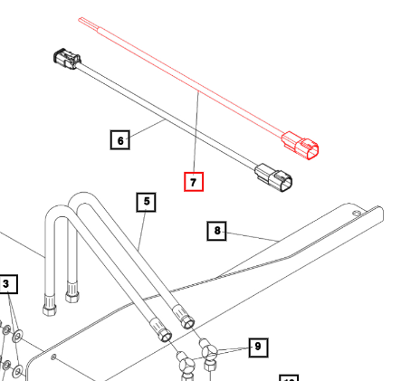 Mahindra Tractor Loader Wiring Harness KMW14101103 Mahindra Direct Parts