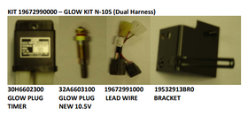 Mahindra Tractor Glow Kit 10s (for Dual Harness) 19672990000 Mahindra Direct Parts