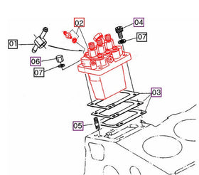 Mahindra Tractor Fuel Pump HT14020000A1 Mahindra