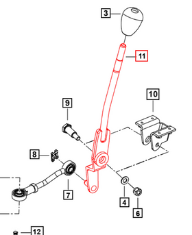 Mahindra Roxor Gear Change Lever Assy T/F 0706CA0610N Mahindra