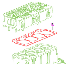Mahindra Roxor Gasket Cylinder Head 0302BB0191N Mahindra