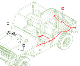 Mahindra Roxor Wire Harness Chassis 1801CUA00261N Mahindra Direct Parts