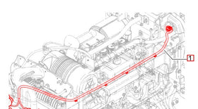 Mahindra Tractor Harness Pigtail Headlamp Headlight 007705088V91 Mahindra Direct Parts