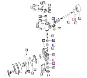 Mahindra Tractor O-ring Beam Housing Side Housing 006505666D1 Mahindra Direct Parts