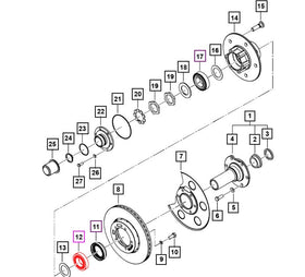 Mahindra Tractor Kit Bearing Inner 0019407I Mahindra