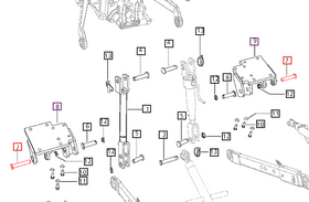 Mahindra Tractor Pin Stabilizer Tractor End E007603091D1 Mahindra Direct Parts