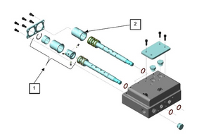 Mahindra Tractor Loader Hydraulic Valve KMW05806467 Mahindra Direct Parts