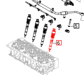 Mahindra Tractor Fuel Injector 006032726V91 Mahindra Direct Parts