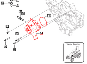 Mahindra Tractor Water Pump 006029505V91 Mahindra Direct Parts