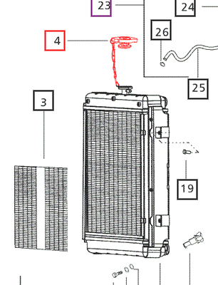 Mahindra Tractor Radiator Cap E006008221F1 Mahindra Direct Parts