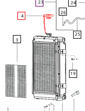 Mahindra Tractor Radiator Cap E006008221F1 Mahindra Direct Parts