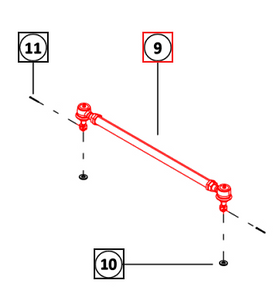 Mahindra Tractor Tie Rod Assembly 008021868N91 Mahindra Direct Parts