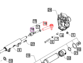 Mahindra Tractor Tie Rod End LH / RH 006527761U01 Mahindra Direct Parts