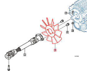 Mahindra Tractor Cooling Fan 11102010010 Mahindra Direct Parts