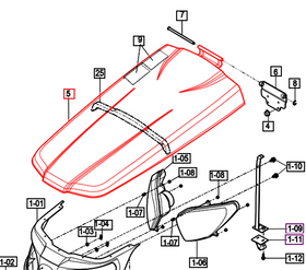 Mahindra Tractor Hood 12626022000MR Mahindra Direct Parts
